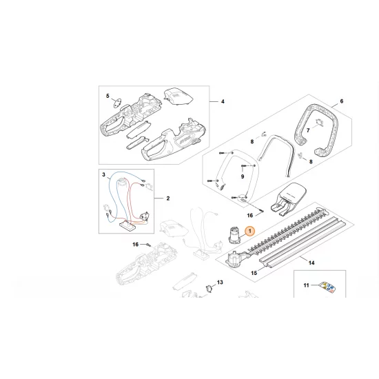 STIHL  Silnik elektryczny HA08 600 0210